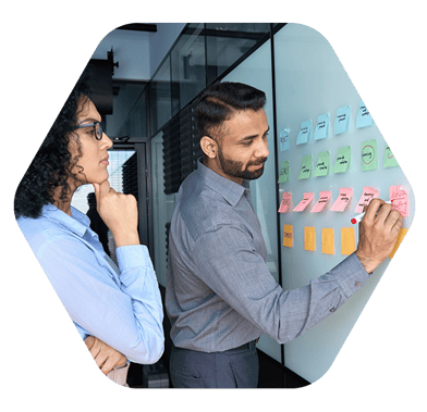 Hexagon template_finance leaders planning